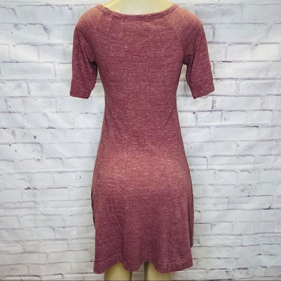 Anthropologie Ganni Swing Dress Winter Jersey Size Small - Picture 2 of 8